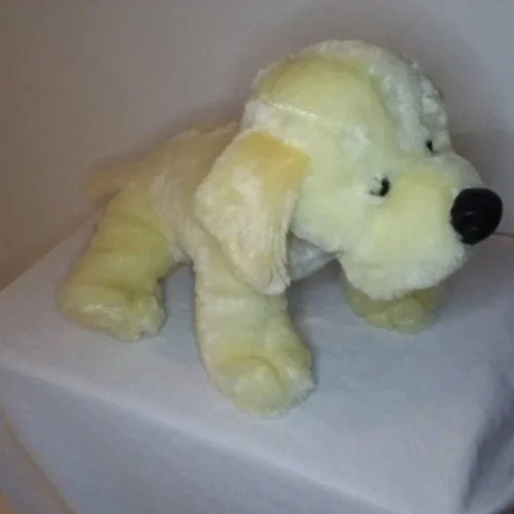 Ganz Webkinz DOG Yellow LAB Plush Stuffed Animal Puppy Toy Gift No Code HM153 - Picture 4 of 11